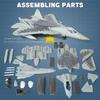 1/72 Scale SU-57 Fighter Jet Quick Build Model Kit Plastic Millitary Jet Toy Gift for Adults and Kids