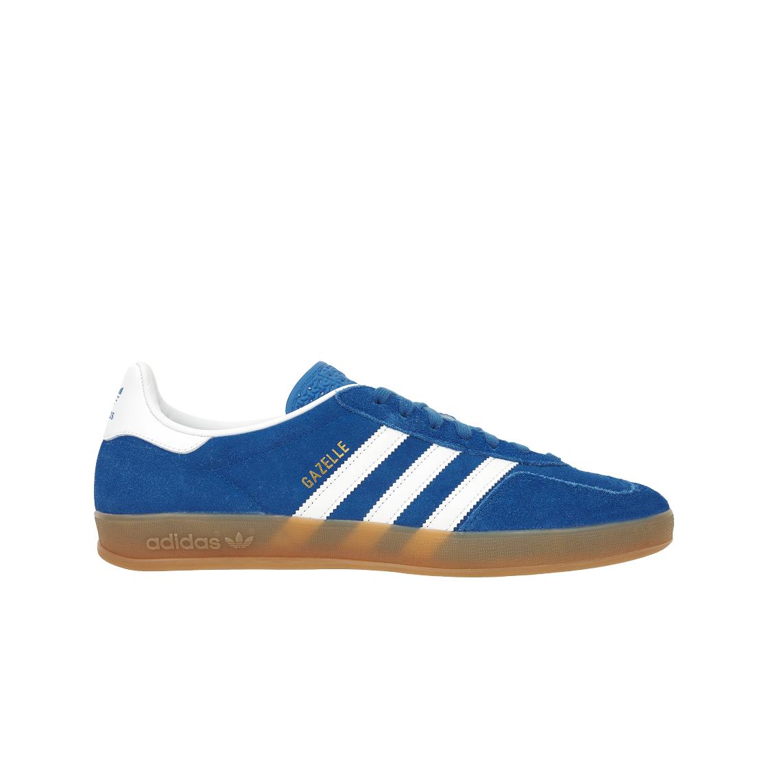 adidas Мужские кроссовки Gazelle Indoor Синяя птица Резина Унисекс Облачно-белый JI2061 36⅔