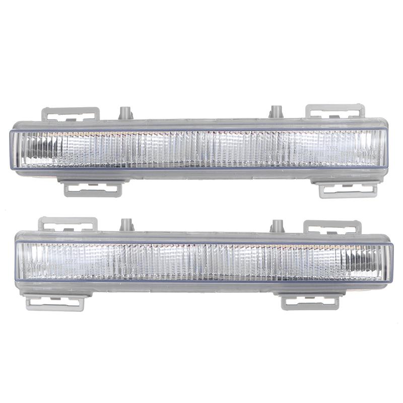 For Mercedes For Benz W166 ML350 ML400 X204 GLK350 12-15 2049065401 2049065501 Car Front LED Daytime Running Light DRL Fog Lamp