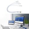Multi Functional USB Charger Cable Universal USB Charging Cord 4 In 1 Cord for Mobiles Tablets Gaming Devices & Headsets