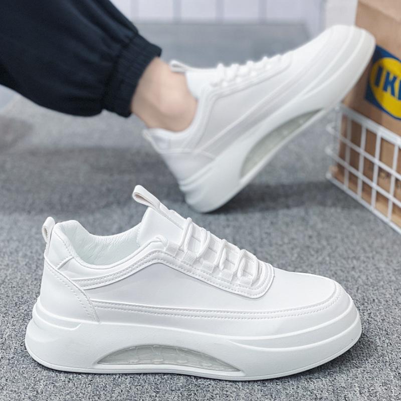 Men's Spring New Trendy Versatile Casual Sports Shoes Men's Thick Soled Lightweight Anti Slip Breathable Trendy Shoes Men