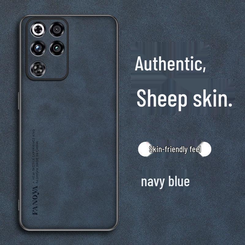 Compatible with Red Magic 11 Air & 10 Pro, Black Shark 5 Pro Luxury Leather/Suede Protective Phone Case.