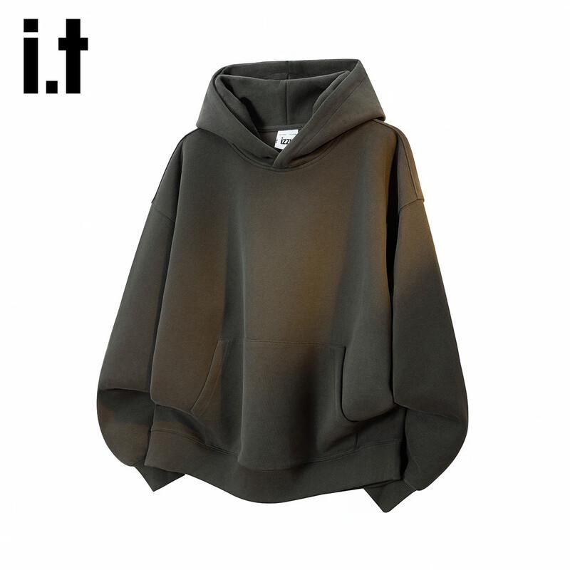 izzue it Men s Loose-Fit Pullover Hoodie S