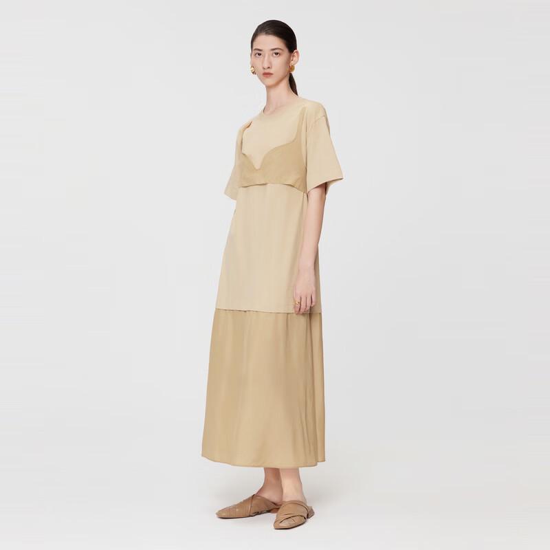 

JNBY 2024 Summer Round Neck Short Sleeve Dress L