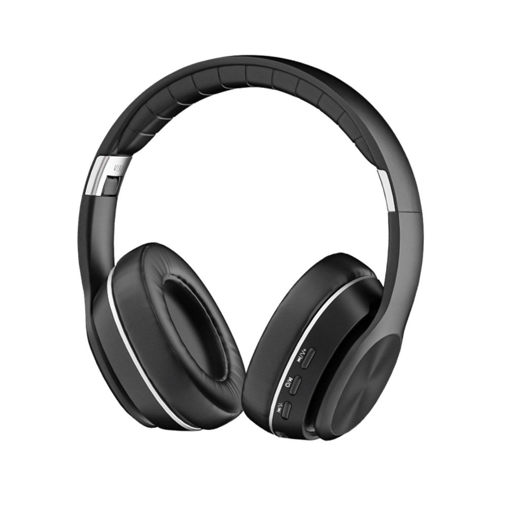 Hot-Selling Head-Mounted Bluetooth Earphones with Card Slot, Wired Option, Deep Bass, Stylish Design, and Comfortable Universal Fit.