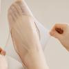 1/3/5 Pairs Summer Invisible Silicone Anti-slip Socks No Show Ultra-thin Breathable Sock Solid Color Ice Silk Low Cut Boat Socks