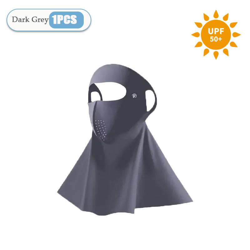 

1-10PCS Ice Silk Sun Face Mask Women Summer UV Protection Cooling Breathable 3D Balaclava Dustproof for Outdoor Sports Cycling