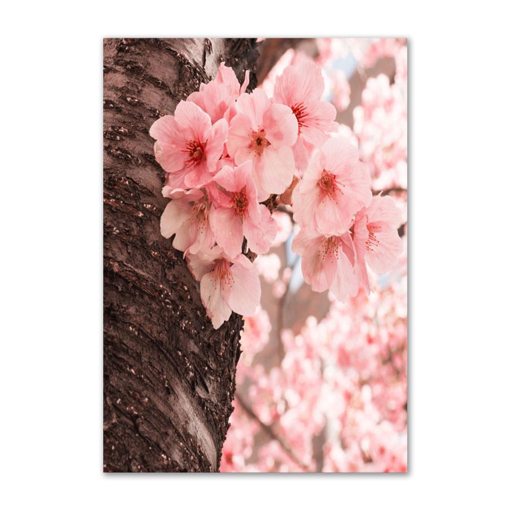 Rosa Blume Leinwand Malerei Wand Poster Und Drucke Retro Auto Fahrrad Paris Tower View Wand Kunst Bilder Für Wohnzimmer decor