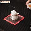 Cute Cat Porcelain Fragrance Insert Holder Tea Set Accessories Cute Aromatherapy Stove Decoration Pet Home Creative Tea Pets