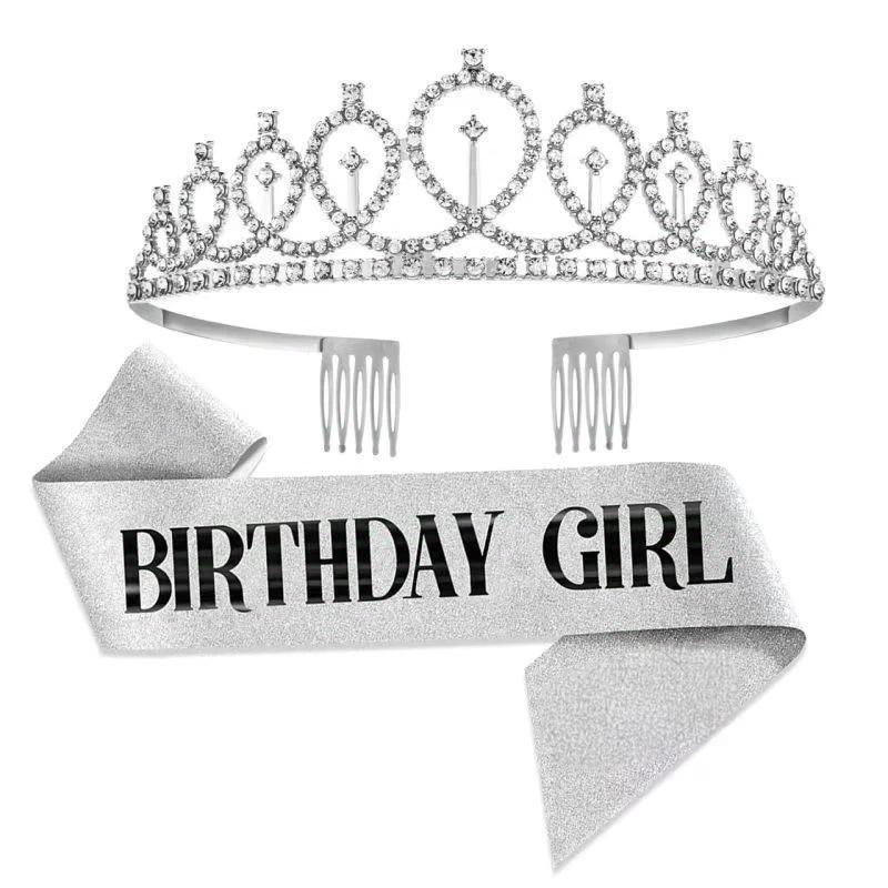 Birthday Girl Queen Crown Headband