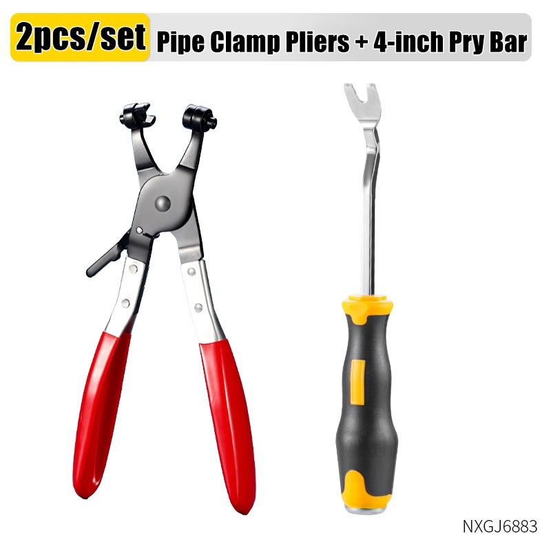 Auto Clip Pliers Car Fastener Trim Rivet Removal Pry Tool Repair Kit For Auto Door Panel,Upholstery,Dashboard,Plastic Fastener