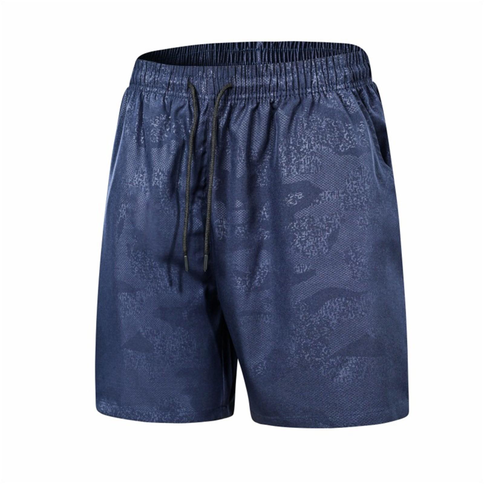 

Чоловічі літні фітнес-шорти на шнурку, швидковисихаючі повсякденні штани, шорти до коліна, американські штани для серфінгу та пляжу L