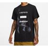 Jordan T Shirts Men's Black Crew Neck Moderate Straight Fit AT8926-010