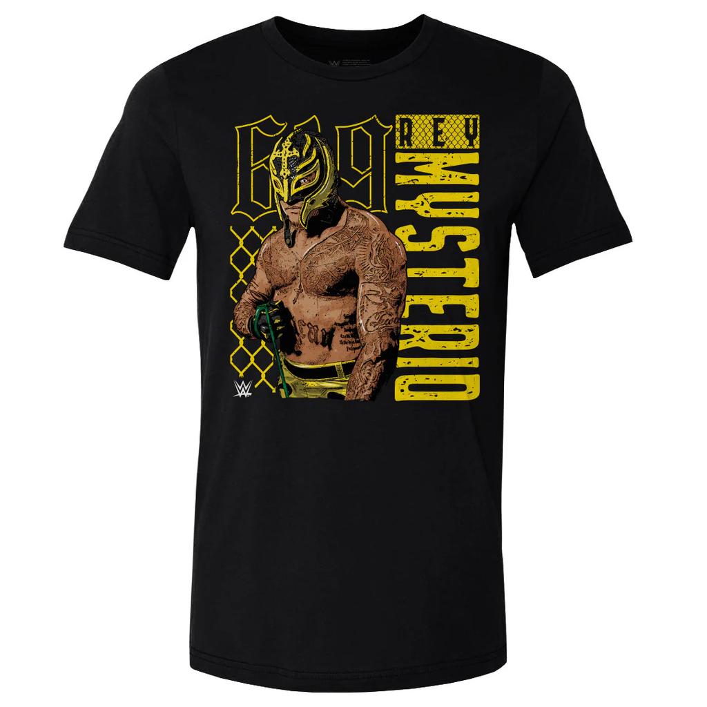 2024 Summer Men's 3D Printed Wrestler Rey Mysterio T-shirt Children's Street Sports Top Tees O-Neck Short Sleeve Tees Tops