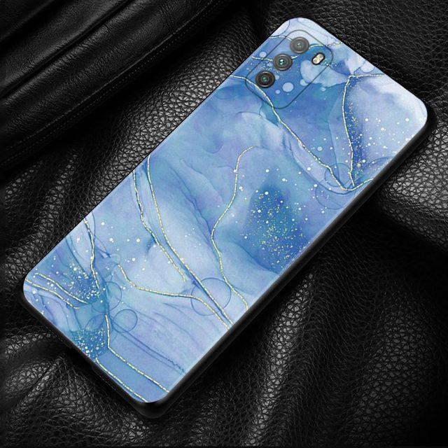 Telefon Fall Für Xiaomi Poco X3 X4 Nfc M3 M4 Pro Für Mi 12 Pro 11 10t Hinweis 10 5g 9 Abdeckung Shell Schönheit Marmor Gold Textur Quicksan
