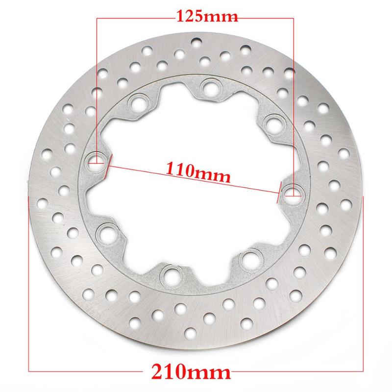 240mm 210mm KL 250 Motorcycle Disc Brake Front Rear Brake Disc Rotor for Kawasaki KL250 KLX250 Super Sherpa Stockman