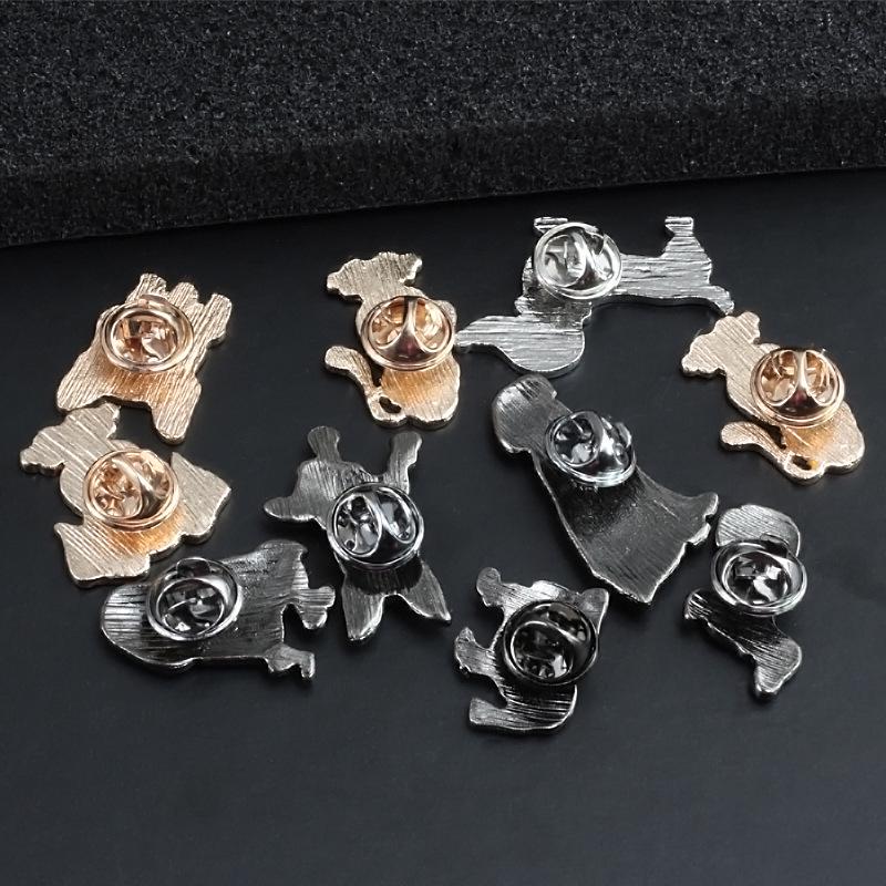 Cartoon Animal Brooch: Cute Dog Pin Badge for Shirts, Sweaters, Jeans - 10 Styles