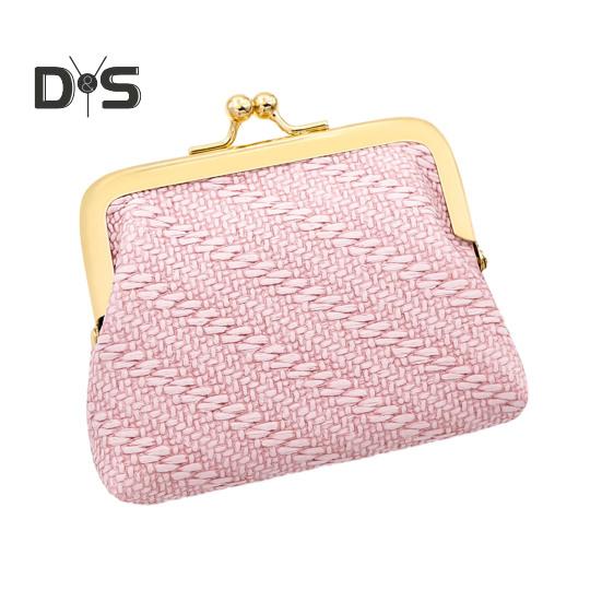 Mini Tragbare Münzbörse Kunstleder Kiss Lock Wechselgeldbeutel Mehrzweck Schlüssel Kopfhörer Schmuck Lippenstift Kosmetik Zubehör Aufbewahrungstasche mit