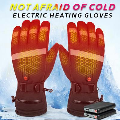 Verwarmde Handschoenen Handwarmer Elektrische Thermische Handschoenen Waterdicht Snowboard Fietsen Motorfiets Fiets Ski Buiten Koud Seizoen Handschoenen