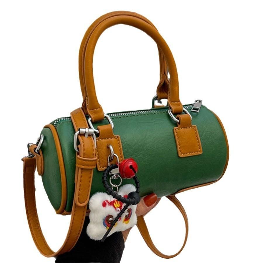 Trendy Cylinder Bag Women's 2024 New Spring Summer High-quality Niche Design Crossbody Bag
