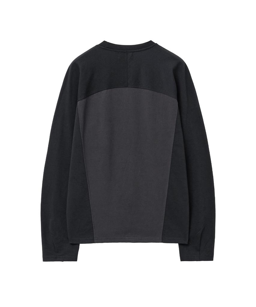 Misekiseoulmaen Two-Tone Raglan Long Sleeve Black