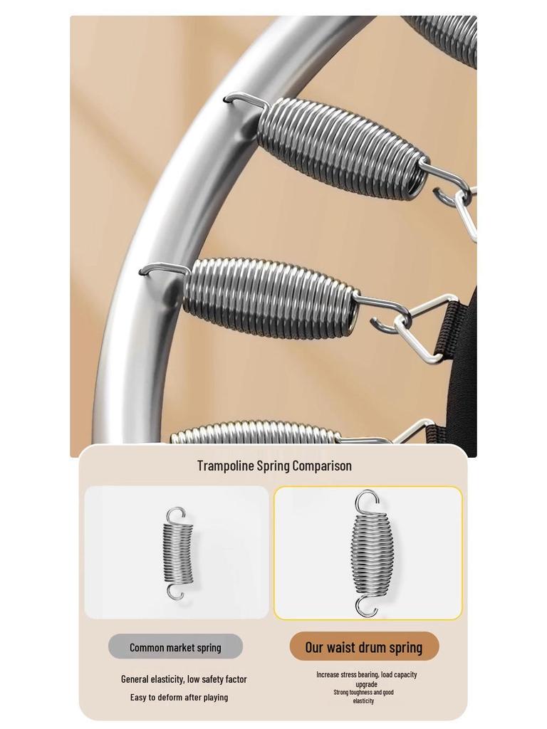 Indoor/Outdoor Children's Mini Trampoline for Family Fun and Growth