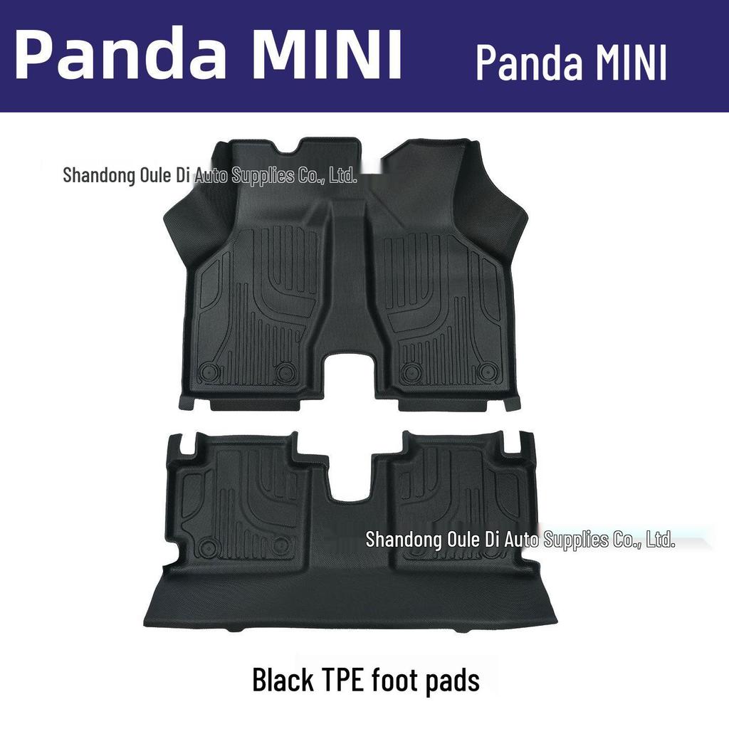 Panda Mini TPE Floor Mats: Eco-Friendly, Odorless Car Interior Protection