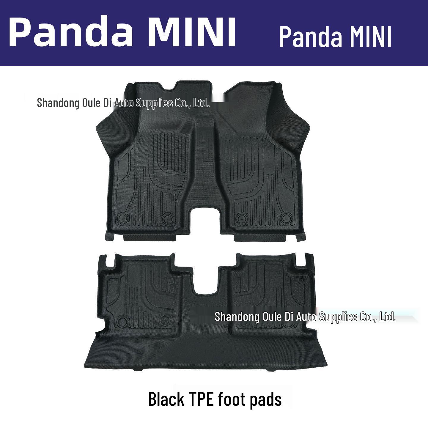 Panda Mini TPE Floor Mats: Eco-Friendly, Odorless Car Interior Protection