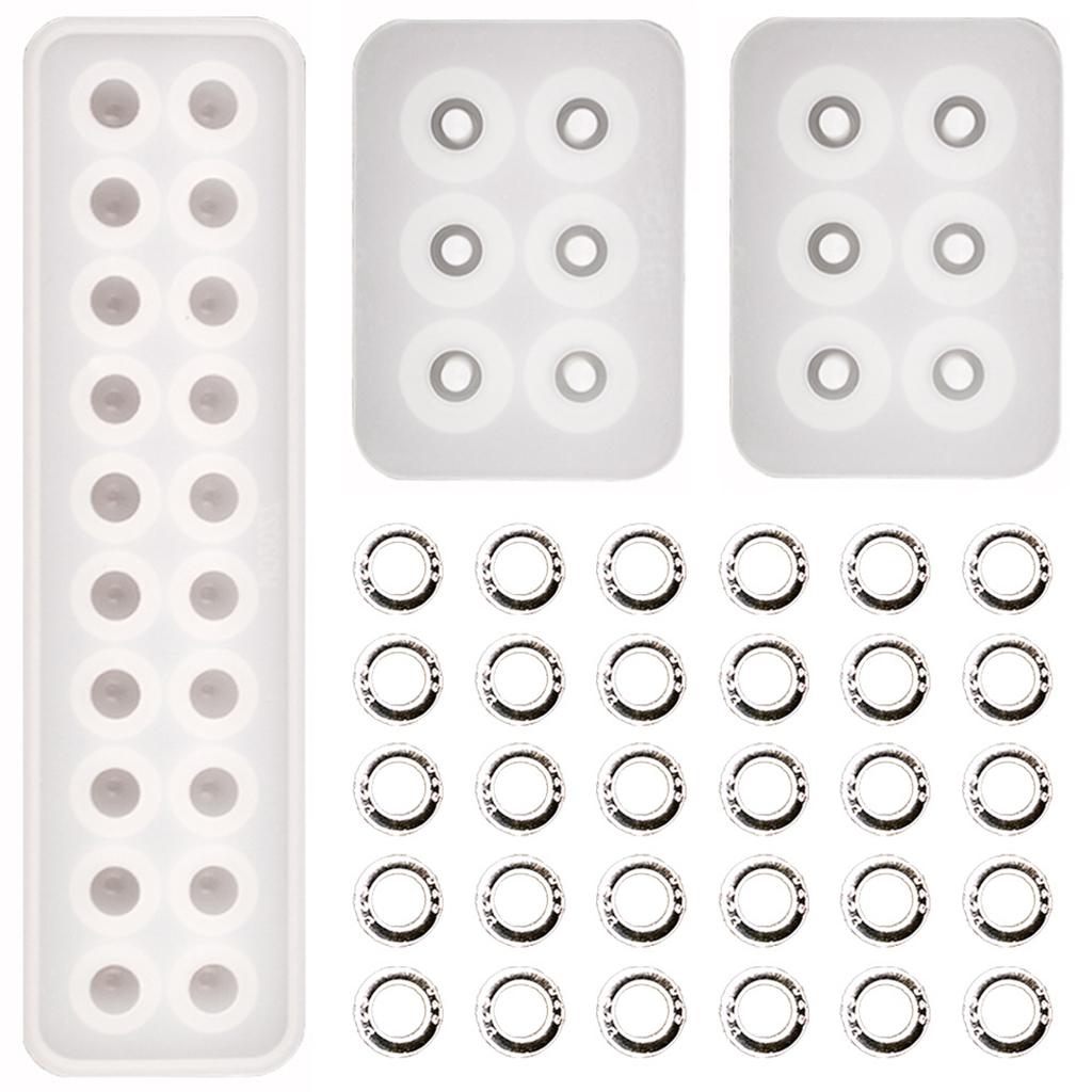 Bead Pendant Mold Bracelet DIY Craft Resin Silicone Casting Mould Jewelry Making