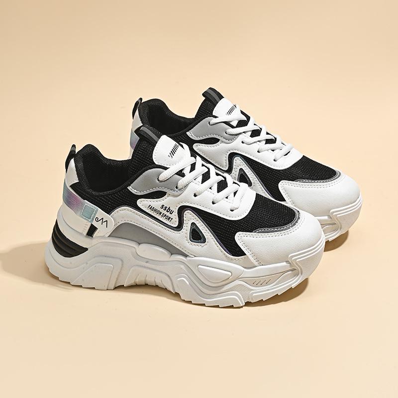 Women's Trendy Daddy Sneakers K802 - Spring 2025 Collection, All-Match Casual Sports Shoes for Spring and Autumn