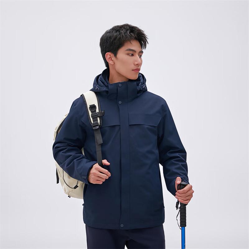 YETOUSEN Унисекс ветрозащитная водонепроницаемая походная куртка с капюшоном 80338 XL