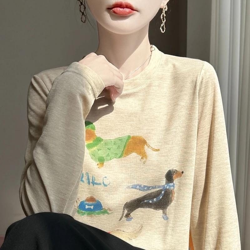 Tops for Women Long Sleeve Shirts Winter Oversize Casual Cotton Shirt Loose Blouse Pullover Tops