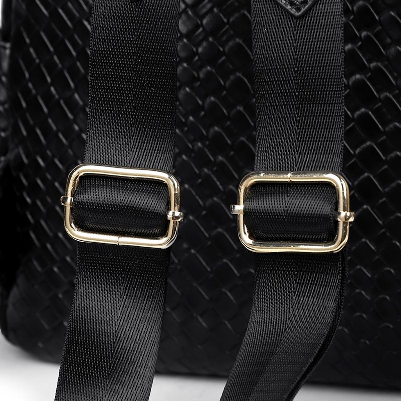 Backpack Women's Woven Lightweight Backpack Multi-functional Large Capacity Women's Travel Schoolbag