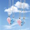 European & American Lilo & Stitch Angel Love Magnetic Couple Necklace