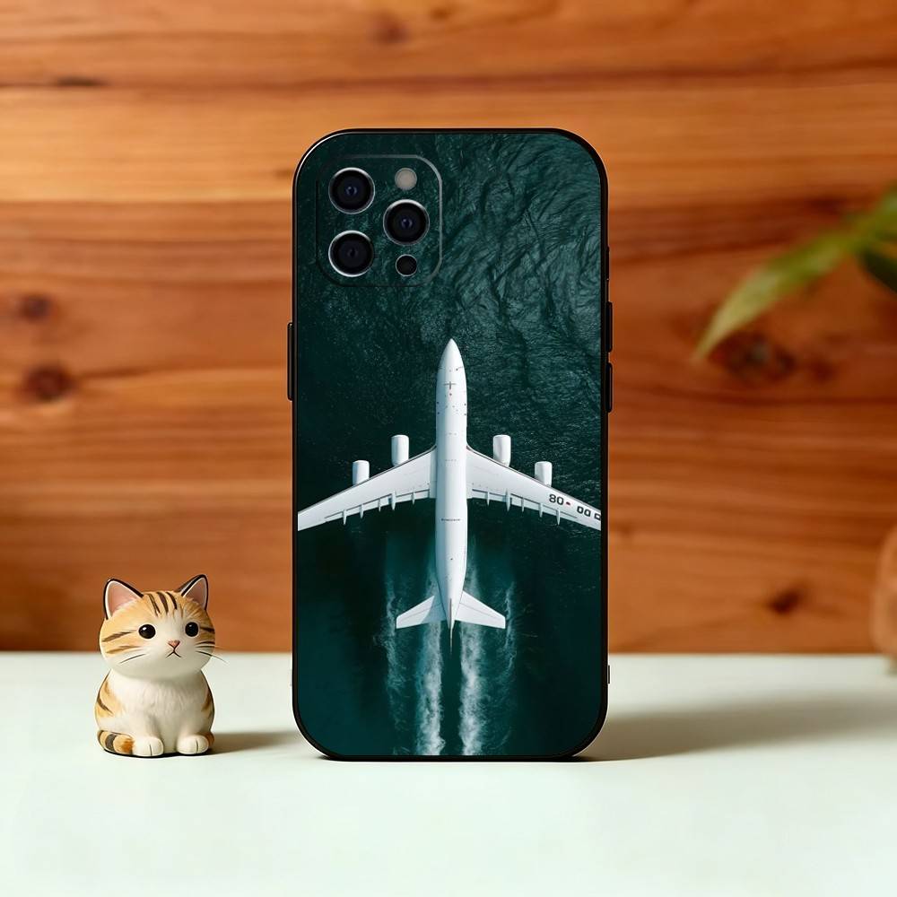 A-airplane Phone Case Silicone Soft For IPhone 17 16 15 14 13 12 11 X XR Plus Pro Max Plus