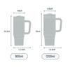 Tyeso 30oz/40oz Stainless Steel Water Bottles with Handle Straw Car Mug Travel Cups Thermal Iced Vacuum Insulated Coffee Cups