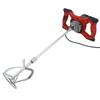 1pc Red 1500W Handheld 6‑speed Electric Mixer for Stirring Mortar Paint Cement Grout AC