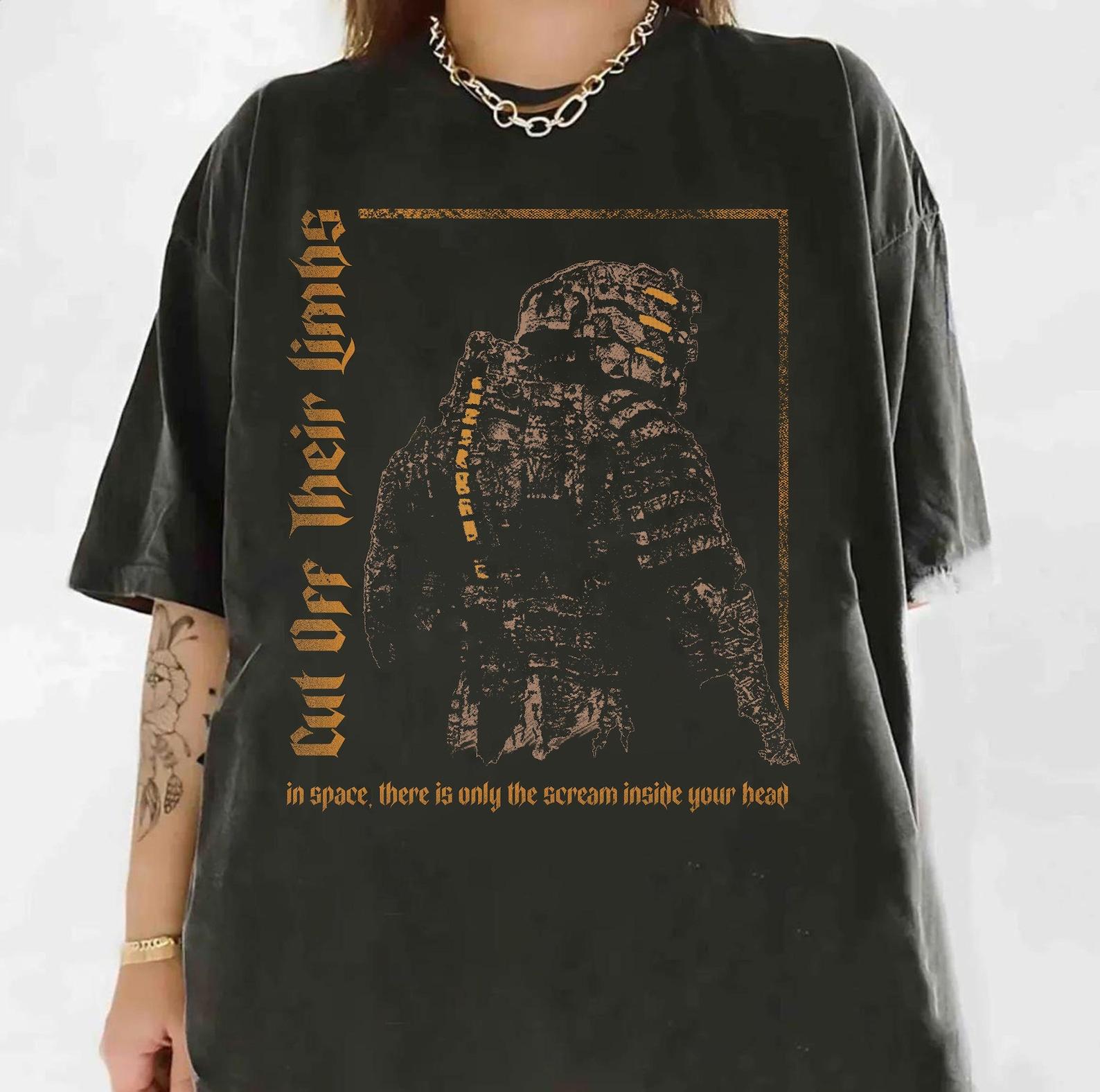 Sci-Fi Survival Horror Inspired T-Shirt, Retro Space Engineer, Videogame Graphic T-Shirt S