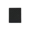 Daks Black Dd Plate Logo Matte Leather Wallet Dbwa0e362