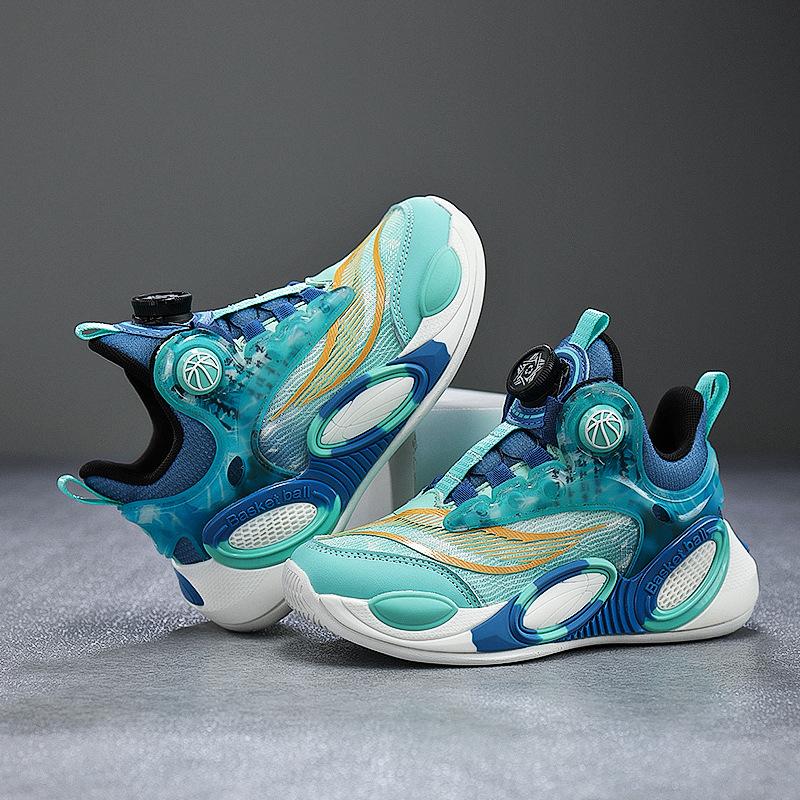 New children's basketball shoes 2025 summer new boys friction sound running training non-slip breathable sports shoes
