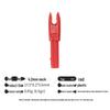 Multicolor Anti-Nail Plastic Arrow Nock with Inner Insert and Outer Wrap, Various Specifications Available.