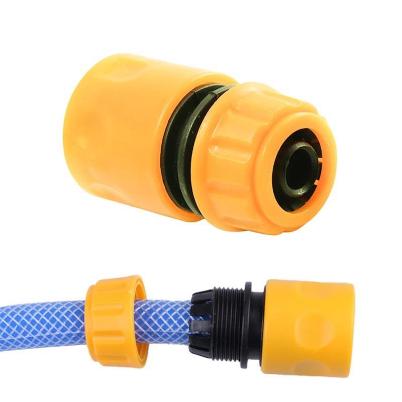 6 Stück/2 Sätze Schnellanschluss-Wasserhahnadapter Schnellkupplungsadapter Tropfband 3/4" 1/2" Stacheliger Bewässerungsschlauchverbinder Gartengeräte