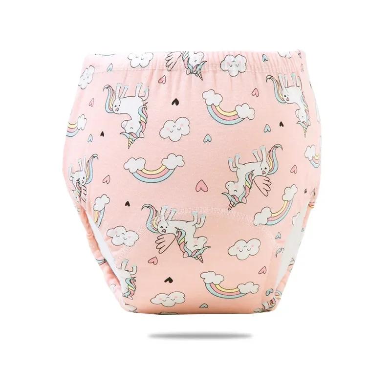 New Infant Baby Training Pant Washable Reusable Cotton Diaper for Toddler Boys Girls Breathable Diaper Nappy