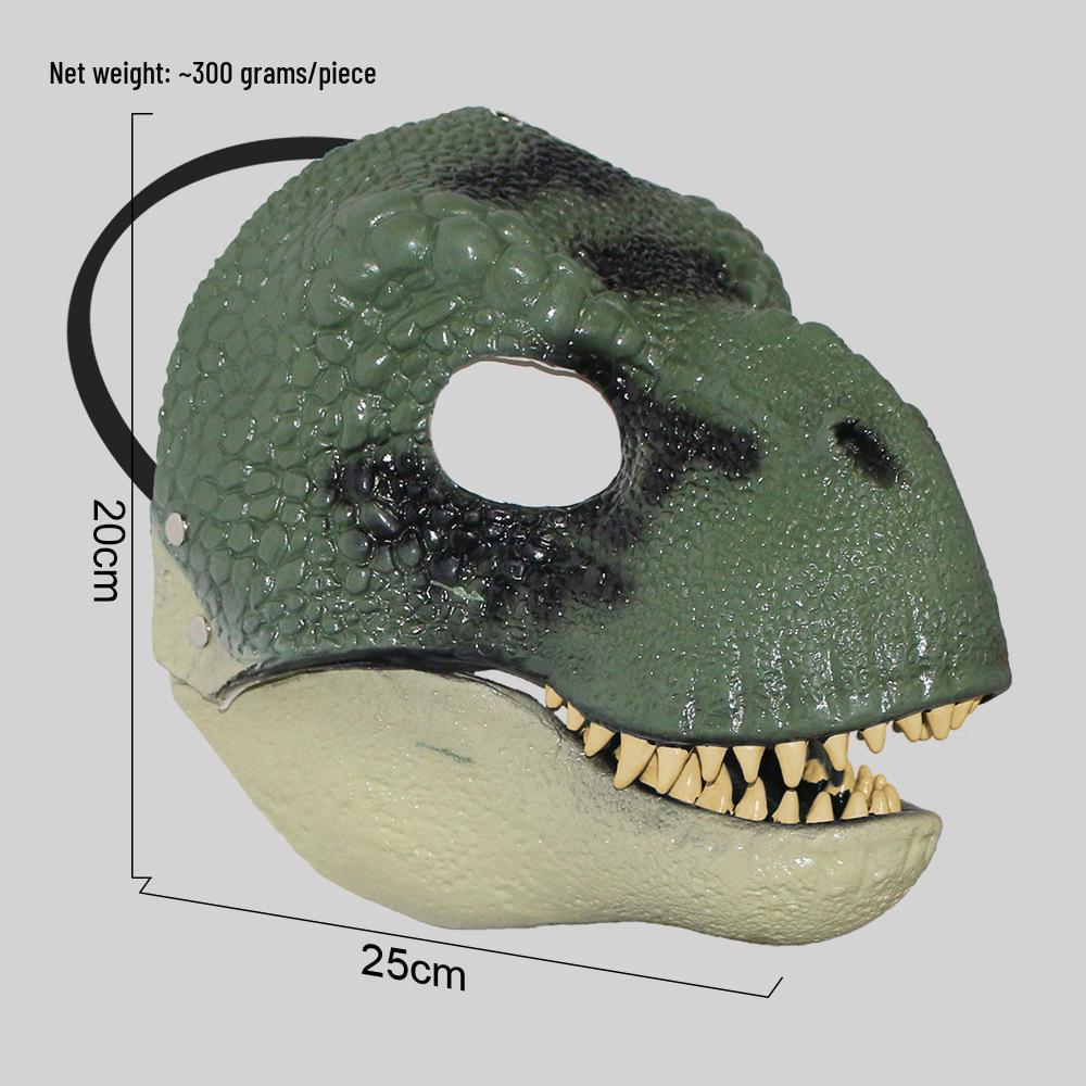 

Маска Голова Динозавра с Подвижной Челюстью для Хэллоуин-Вечеринки