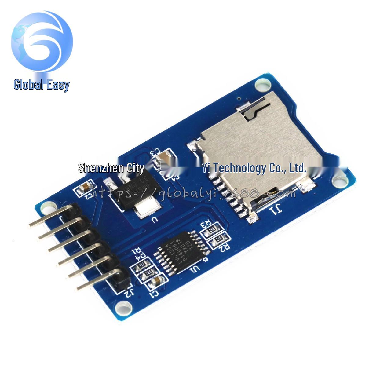 

Micro SD Card Module with SPI Interface & Level Shifter Chip