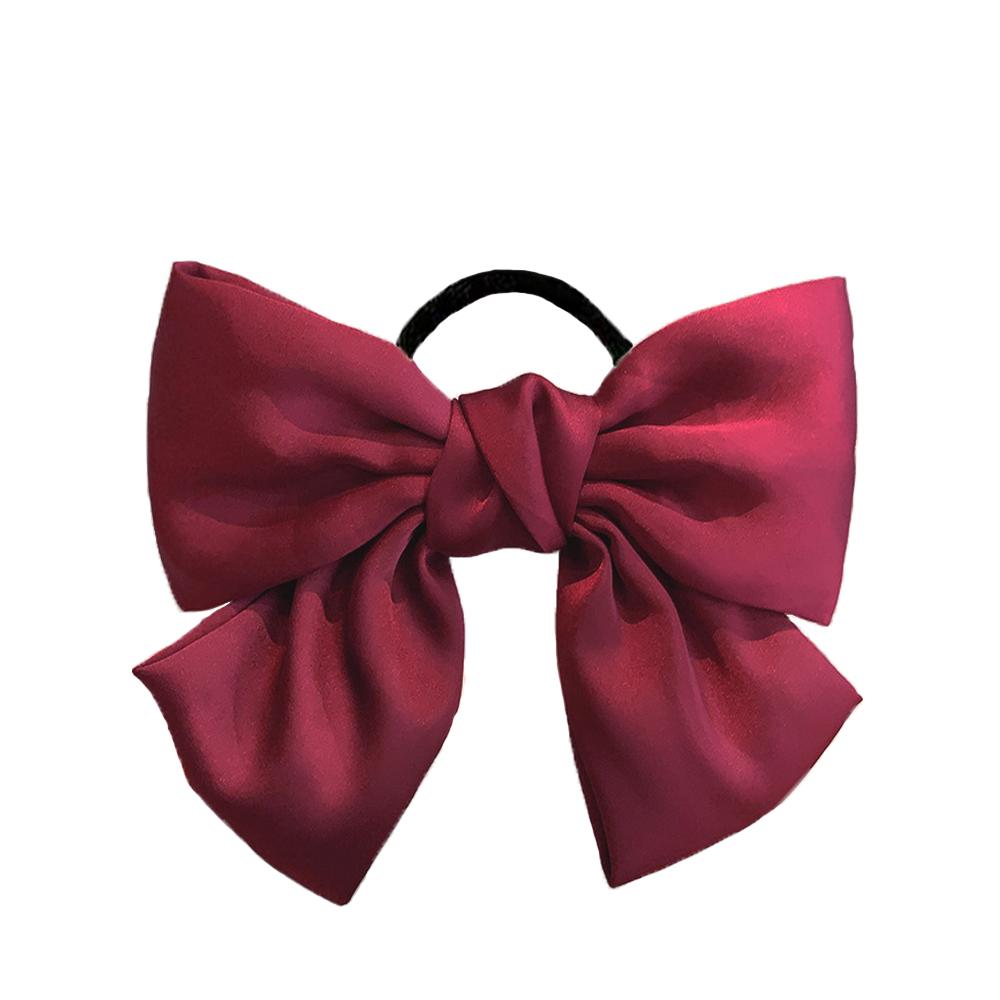Big Hair Bow Ties Hair Clips Satin Two Layer Butterfly Bow For Women Accessories Barrettes for School Christmas Gift