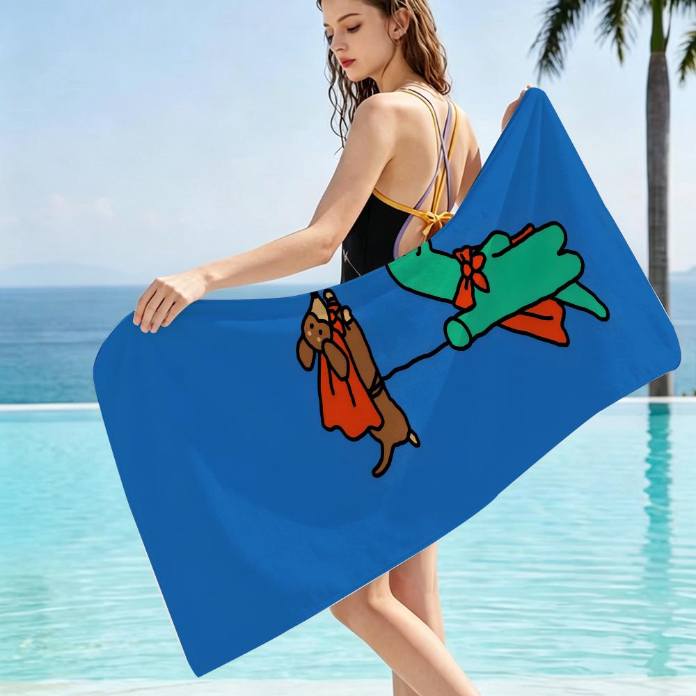 Artist J-Jogumans Towel Multi-purpose Quick Dry Towel Family Outdoor Pool Beach Travel Daily Bath Use