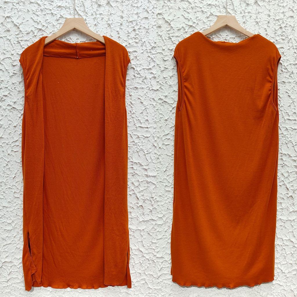 2024 Bestseller Solid Color Fashion Mid-length Vest - Six Colors, Four Sizes Model 8820