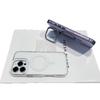 iPhone 17 Pro Max Magnetic Lens Stand Case - Transparent, Drop-Proof, Full Coverage Protective Case