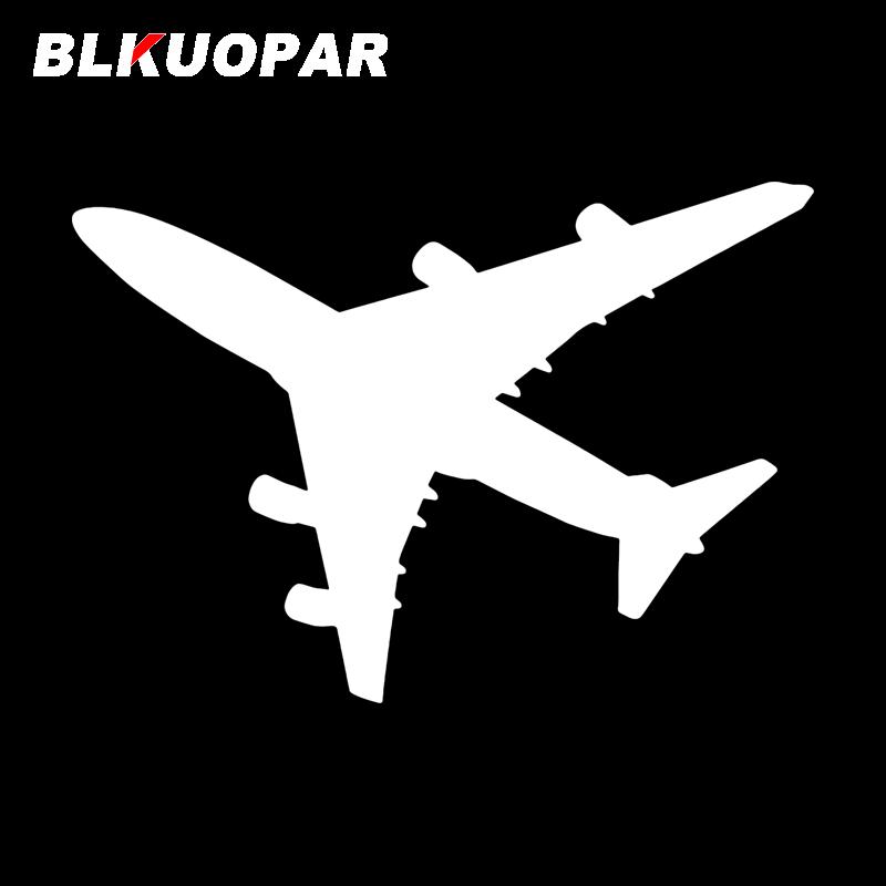 BLKUOPAR for Aircraft Car Stickers Fashionable Personality Decals Simple Refrigerator Windshield Decor Car Door Protector